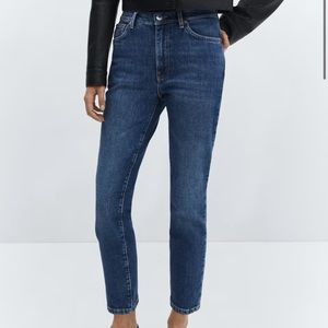 NWT MANGO Jeans 'New Grace slim cropped jeans mid waist size 4